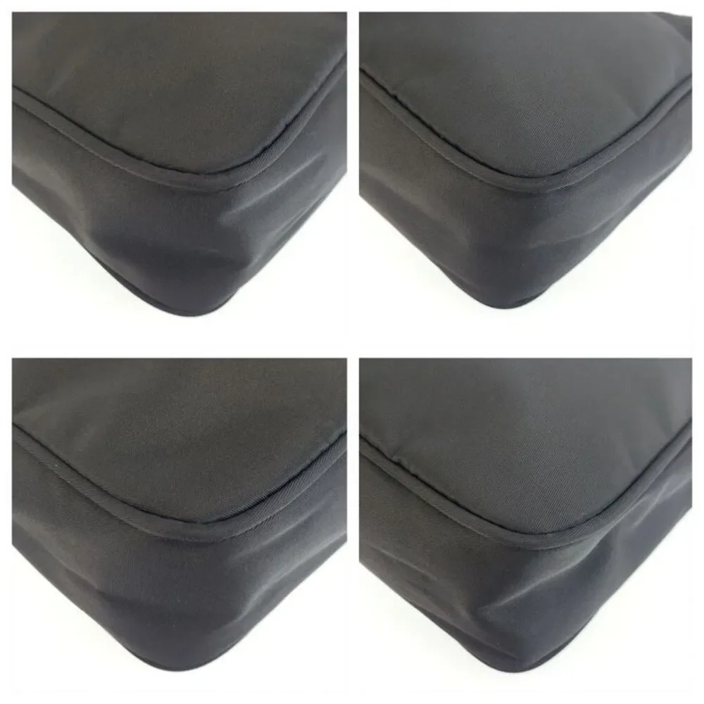 Prada Tessuto Triangle Logo Pouch